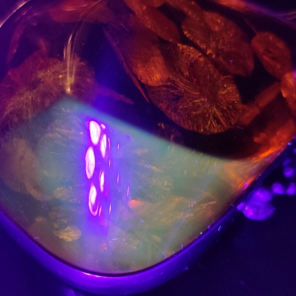 Stunning Genuine Baltic Amber Pendant Art Nouveau style Sterling Silver 925 - Picture 11 of 16